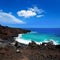 Atlantic volcanic black coast in la Palma