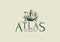 Atlas logo. Vintage style