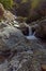 Atlas mountains and waterfall. MOROCCO.