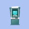 Atm Machine Icon Isolated Terminal For Cash Withdraw