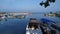 atmosphere of the boat on the edge of the pier