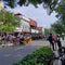 The atmosphere of Malioboro Street in Magelang, Indonesia.