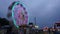 atmosphere at night at night markets in Indonesia, lights around the location 28 May 2023