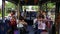 Atmosphere of trans bali bus passengers, Denpasar, Bali