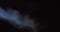 Atmospheric smoke 4K Fog effect. Smoke in slow motion on black background. White smoke slowly floating through space
