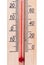 Atmospheric wooden thermometer