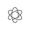 Atom line icon