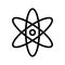 Atom line style icon