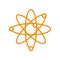Atom Science Orbit Outline Symbol Design Graphic