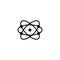 Atom vector icon