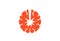 Atomic Brain Logo Design Illustration