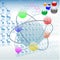 Atomic elements periodic table chemistry design