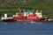 The atomic icebreaker Yamal berth in Kola Bay