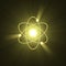 Atomic sign atom structure light halo