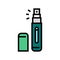 atomizer perfume color icon vector illustration