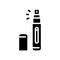 atomizer perfume glyph icon vector illustration