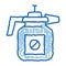 Atomizer Tool doodle icon hand drawn illustration