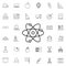 Atoms icon. Universal set of education for website design and development, app development