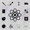 Atoms icon. Web icons universal set for web and mobile