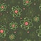Atoms seamless pattern background
