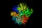 ATPase F1 complex gamma subunit, which forms the central shaft t