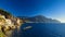 Atrani coast view in south Italy