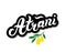 Atrani. The name of Italian town on the Amalfi coast