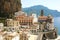 Atrani stunning village overhanging the sea in Amalfi Coast, It