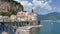 Atrani town on Amalfi coast, Italy