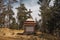 Atrial stone cross on the Cerro del Calvario in Metepec, State of Mexico