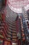 The atrium and the skylight of James R. Thompson Center, Chicago, Illinois, USA