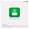Attach Paper Icon Green Web Button