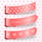 Attach valentine ribbons.