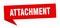 attachment banner. attachment speech bubble.