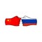 attack china russia hand gesture colored icon. Elements of flag illustration icon. Signs and symbols can be used for web, logo,
