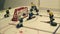 Attack ice hockey table game