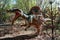 Attack of the prehistoric dinosaur Spinosaurus