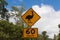 Attention Cassowaries sign