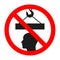 Attention construction sign with heavy block on crane hook symbol