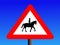 Attention horse riders sign