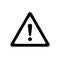 Attention icon. Warning caution board. Black warn exclamation mark in triangle. Problem message on banner. Sign alert