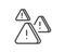 Attention line icon. Important warnings sign. Vector