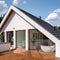 Attic balcony and bathroom