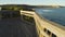 Attis point view on Great Ocean Road Australia at sunset during the summer