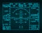 Attitude indicator and turn coordinator blueprint