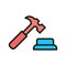 Attorney Iconvector icon which can be easily modified or edit