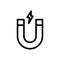 Attract vector thin line icon