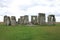 Attraction, Stonehenge on Salisbury plain Wiltshire in England.