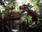 Attractions inside the Dinosaur Island at the Clark Picnic Grounds in Mabalacat, Pampanga.