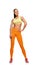 Attractive Aerobics fitness woman posing